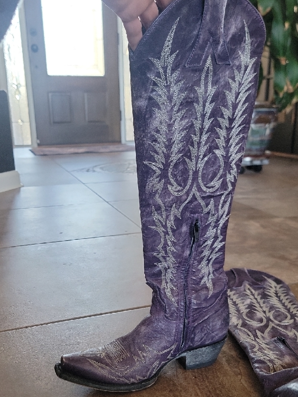 Old Gringo 5B Mayra Bis Purple Cowboy Boots - Picture 9 of 9